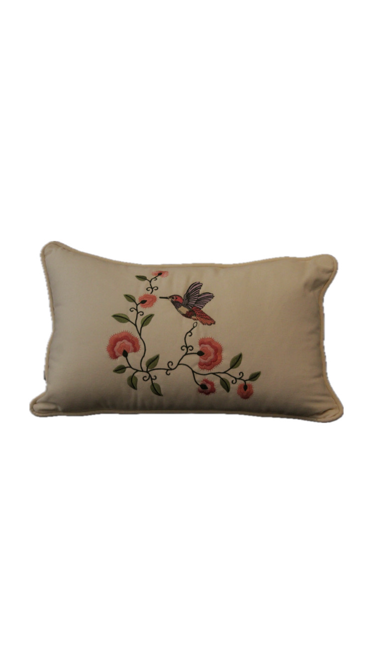 ALMOHADÓN SARJA 35X52 C/BORDADO FINO C/CO MOD 4 COD. 190-10