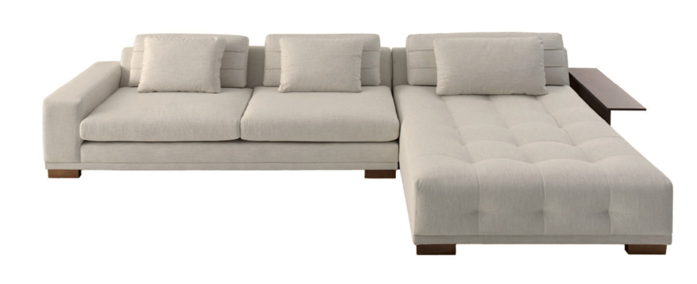 SOFA LUZZI 1 MÓDULO (3 CUERPOS) + CHASE - 3,35 MTS - TELA 20213
