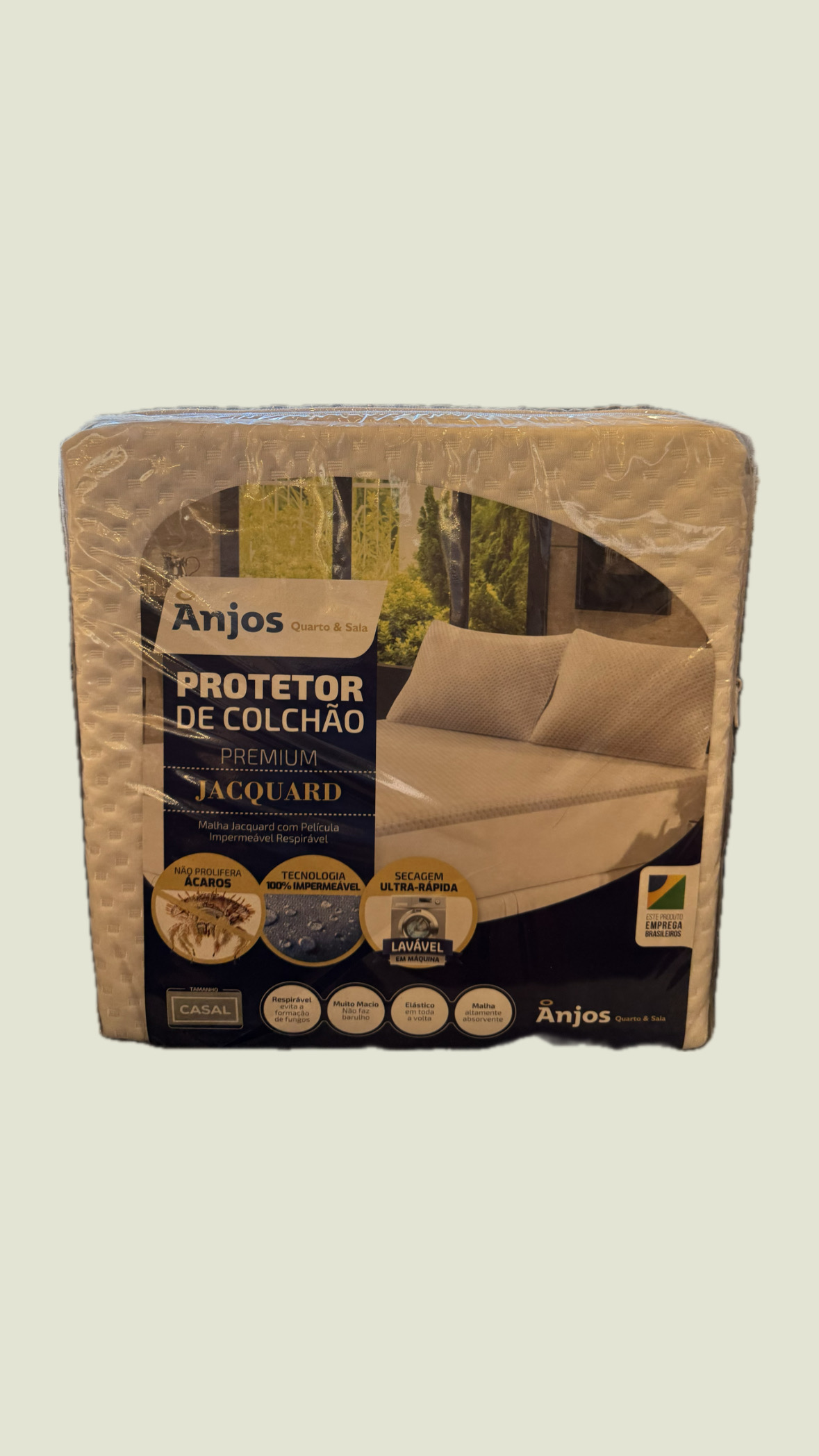 77122 - PROTECTOR COLCHÓN (QUEEN) JACQUARD 1.60X2.00X40cm