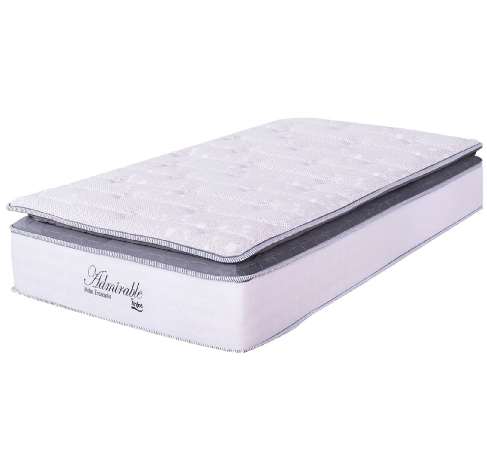 COLCHON ADMIRABLE CINZA (2 PLAZAS) PILLOW TOP