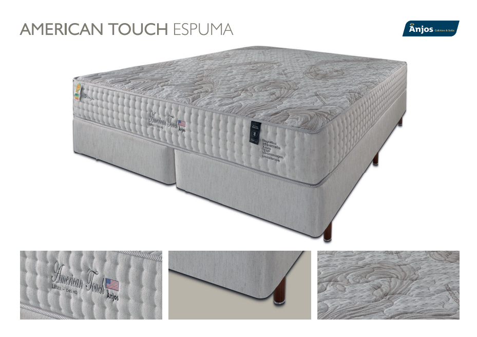 COLCHON AMERICAN TOUCH KING  MASAJEADOR
